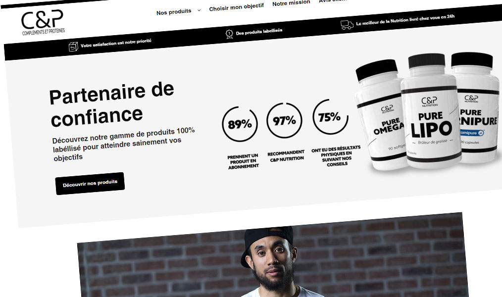 Atteignez vos objectifs avec C&P Nutrition.