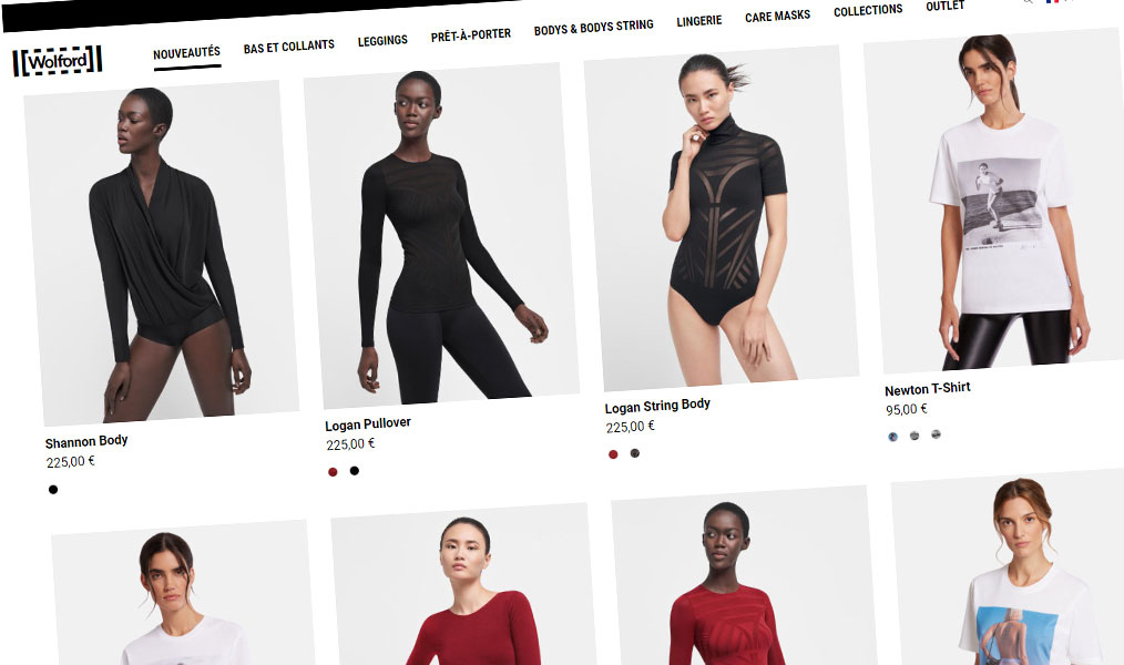 Boutique en ligne de la marque Wolford.