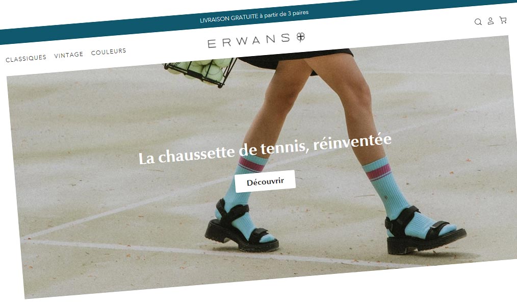 Chaussettes de tennis by Erwans.