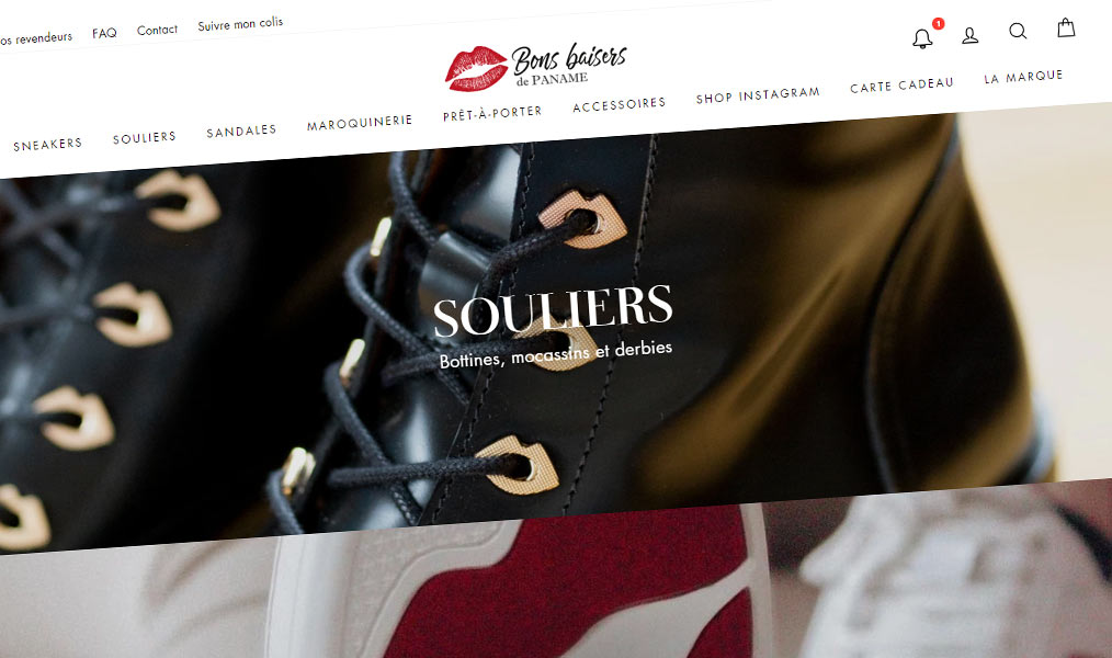 Chaussures et prêt-à-porter designés par Bons Baisers De Paname