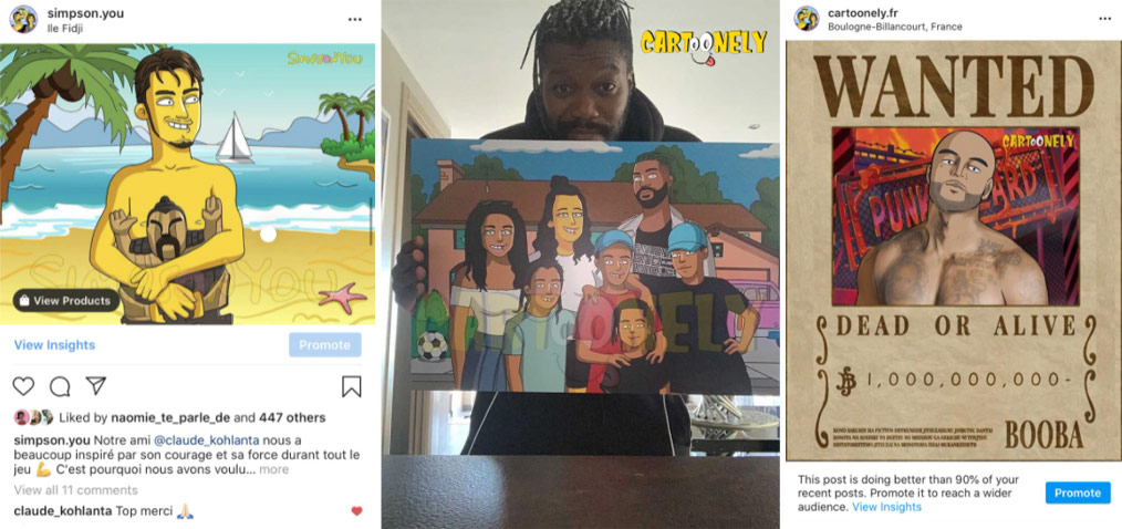 Claude de Koh Lanta, Djibril Cissé et Booba.