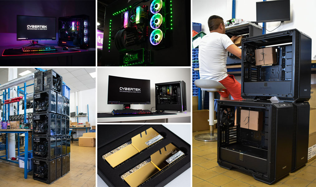 Configurations préparées en atelier Cybertek