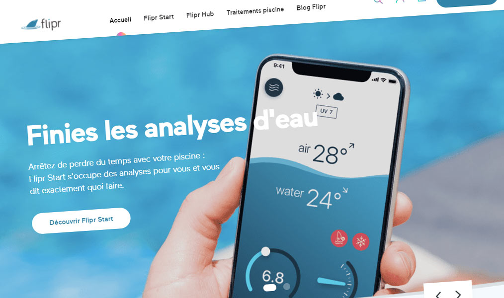 Contrôlez les paramètres de votre piscine depuis votre smartphone.