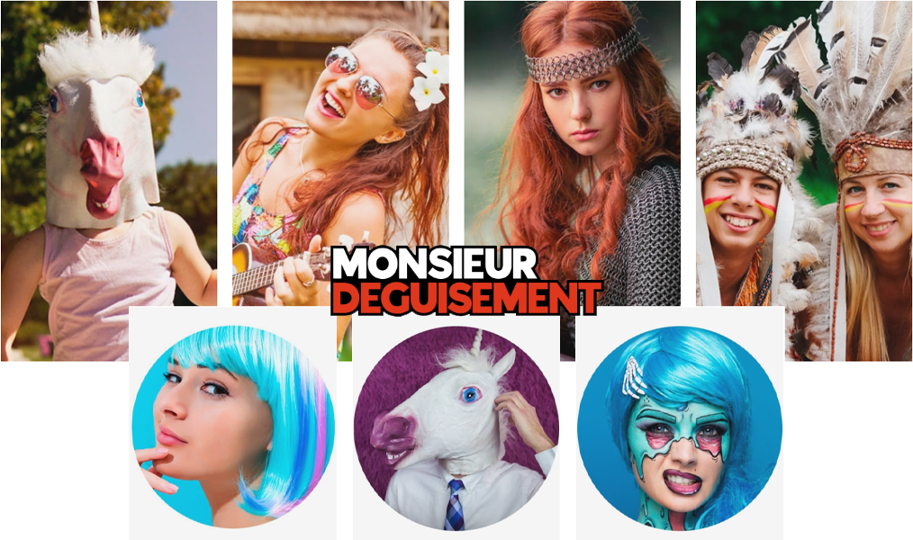 Costumes et accessoires de fête sur Monsieur Déguisement.