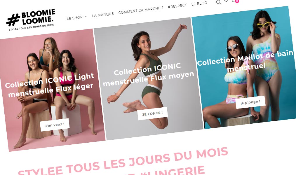 Culottes et maillots de bain menstruels pour adolescentes.