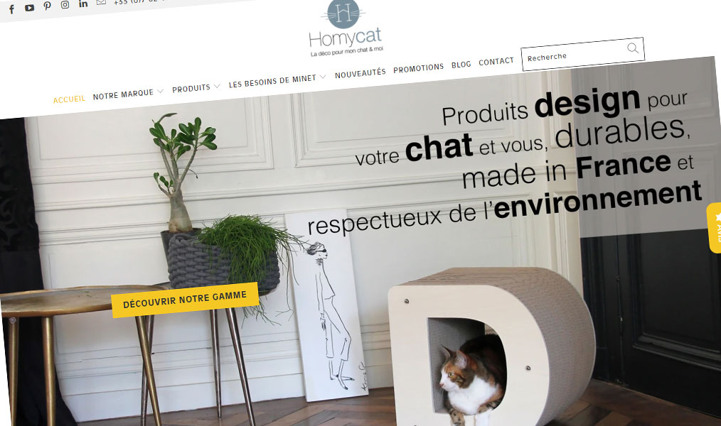Déco design pour votre chat.