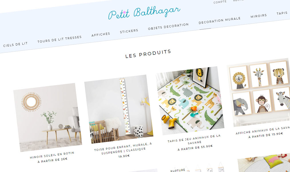 Décoration de chambre d'enfant, Petit Balthazar.