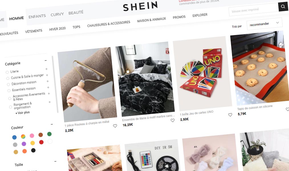 La boutique propose également des articles de décoration