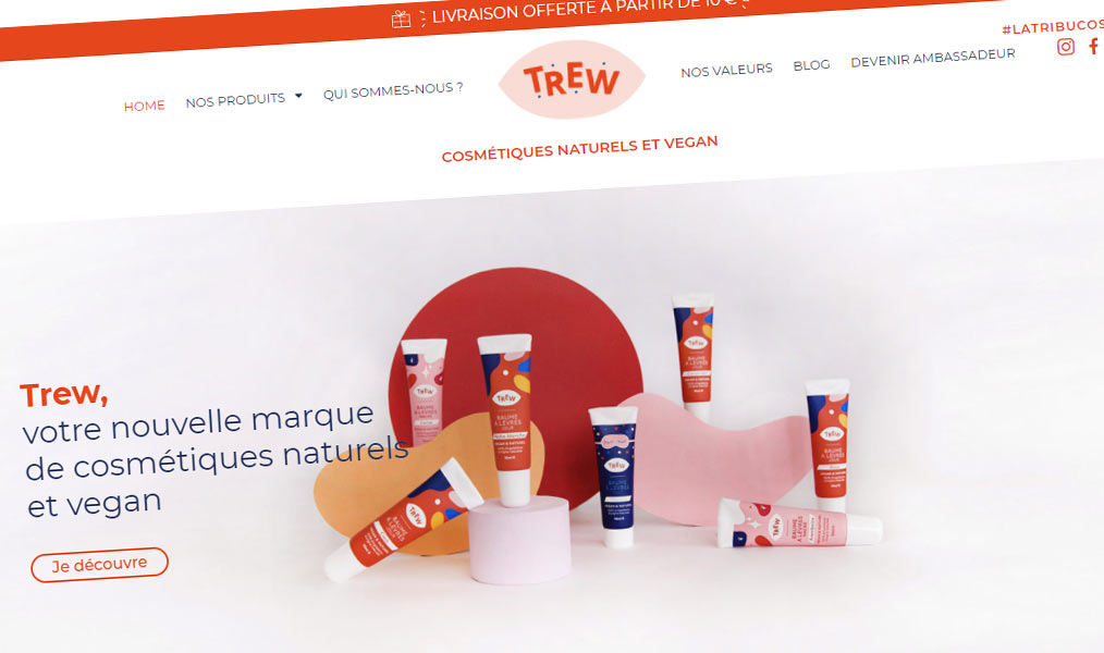 Des cosmétiques sans compromis avec la planète.