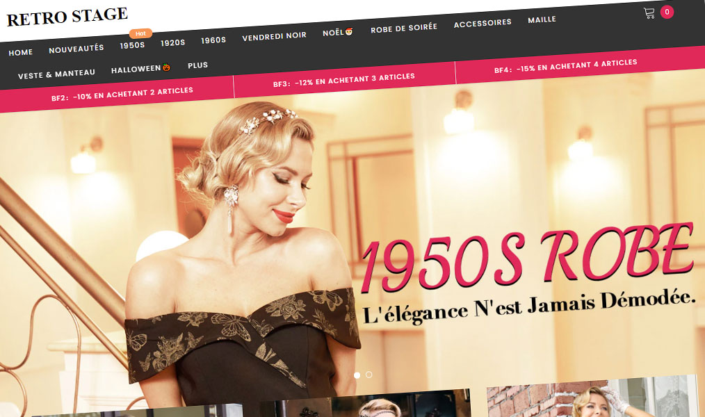 Des robes indémodables des années 20 aux années 50.