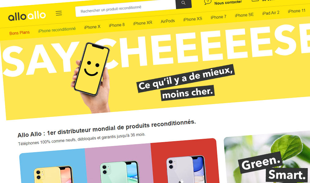 Des smartphones reconditionnés vendus sans intermédiaires.