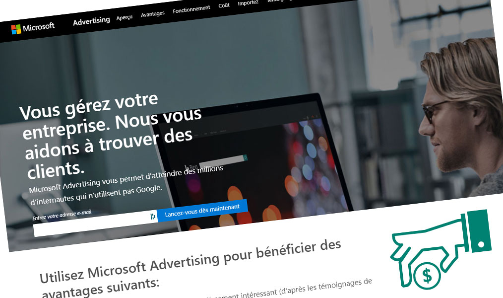 Faites votre publicité avec Microsoft Advertising.