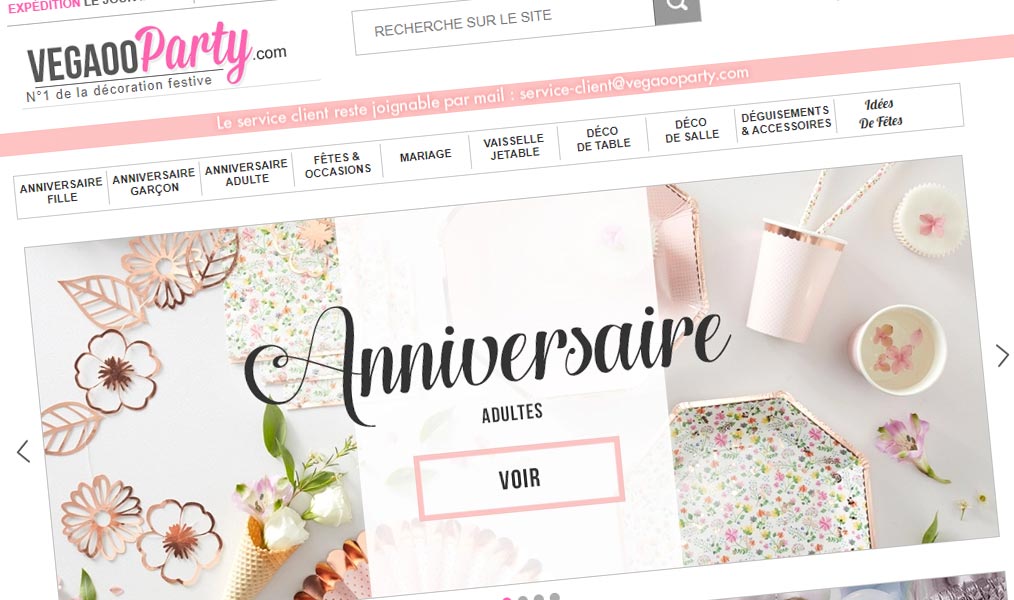 La boutique de la déco de fête.