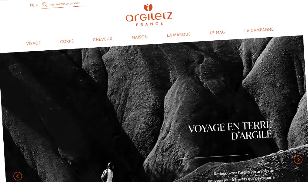 La boutique des bienfaits de l'argile.