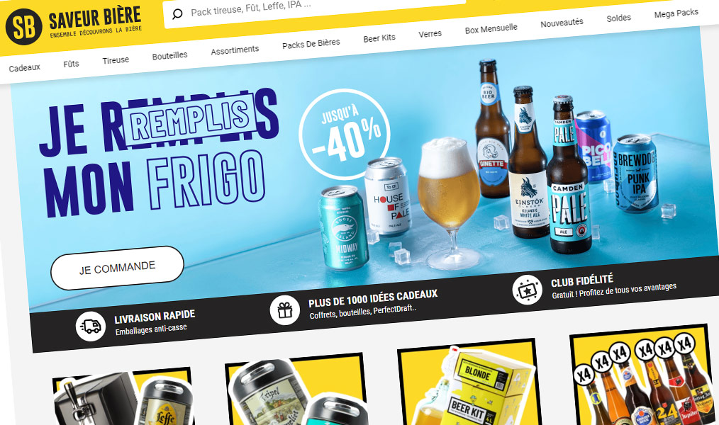 La boutique des passionnés de bière.