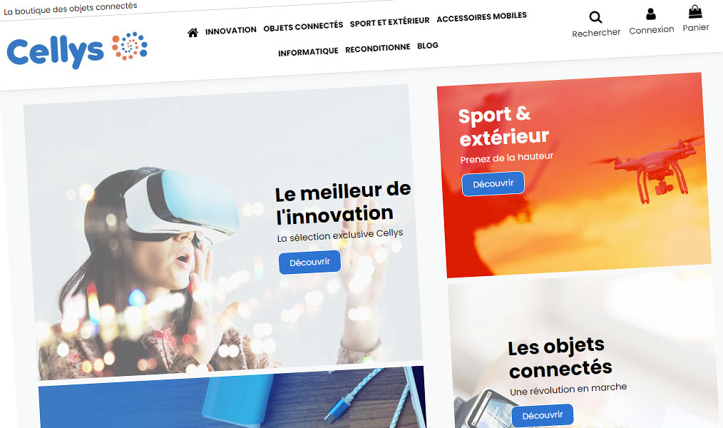 La boutique des produits connectés et innovants.