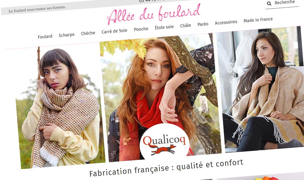 La boutique experte des foulards.