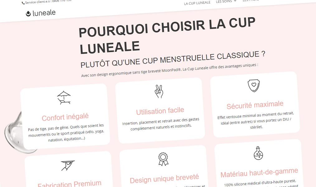 La cup menstruelle Luneale.