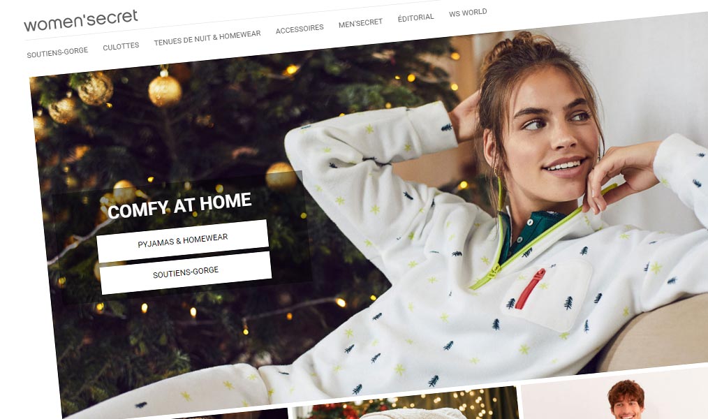 Women'Secret, la lingerie secrète des femmes.