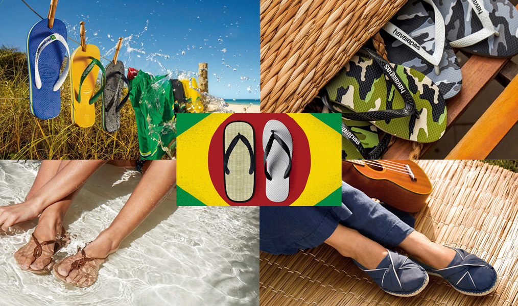 La marque des Tongs et Sandales brésilienne.