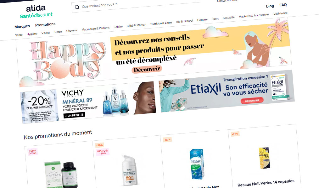 La parapharmacie discount en ligne.