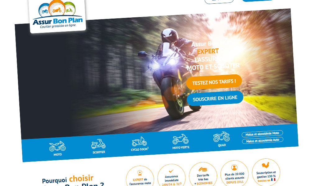 Le courtier qui assure votre moto.
