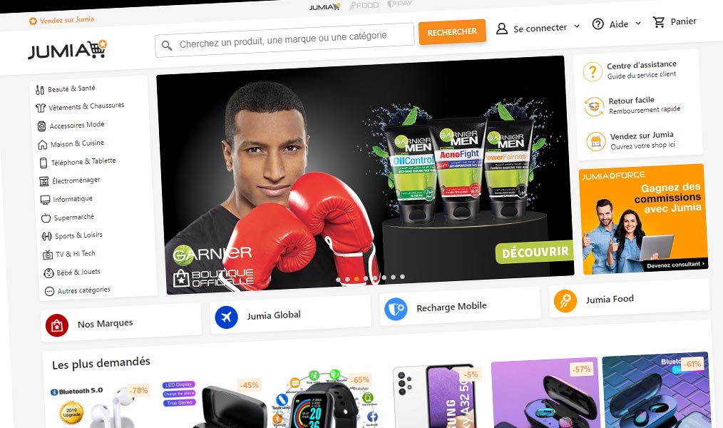 Le grand site e-commerce d'Afrique.
