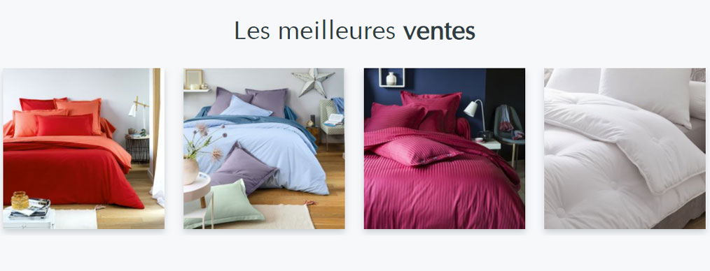 Le linge de maison Tradition des Vosges.