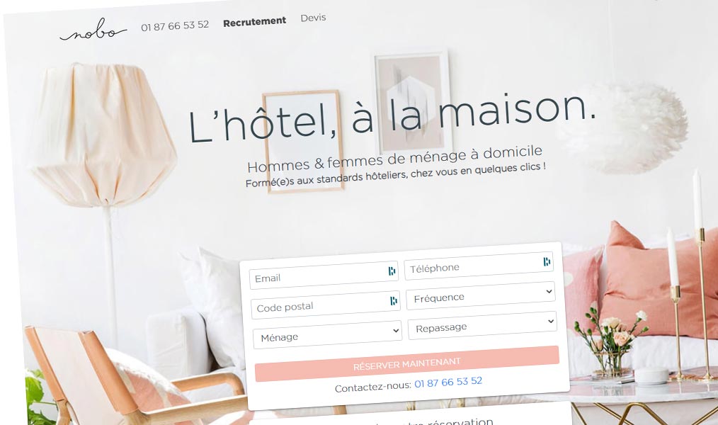 Le ménage de votre domicile fait comme à l'hôtel.