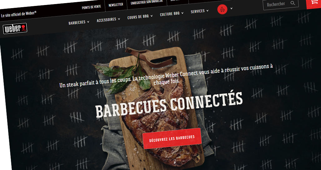 Le site des barbecues reconnaissables entre tous.