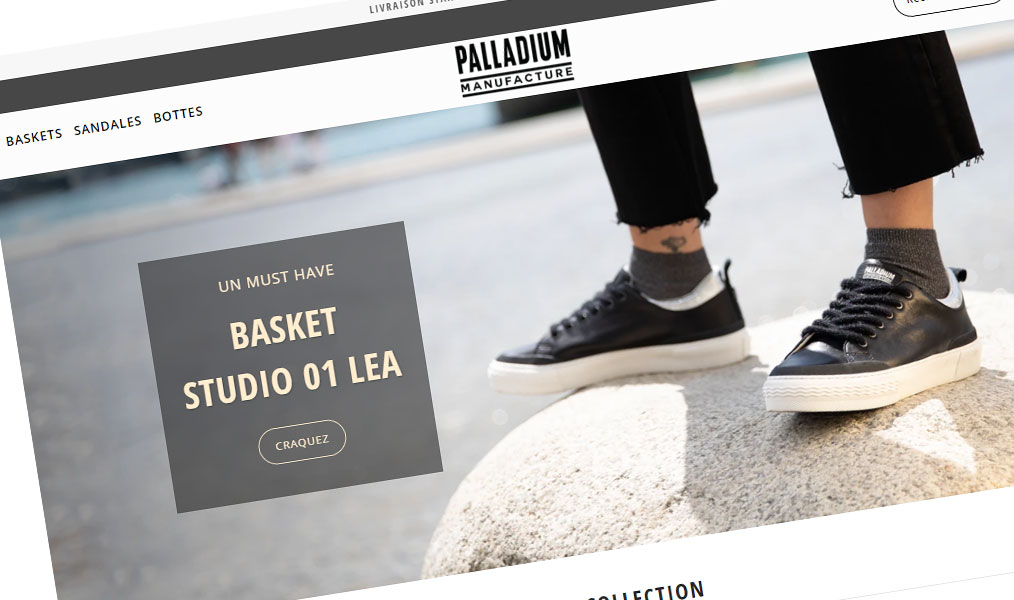 Le site officiel des chaussures Palladium.