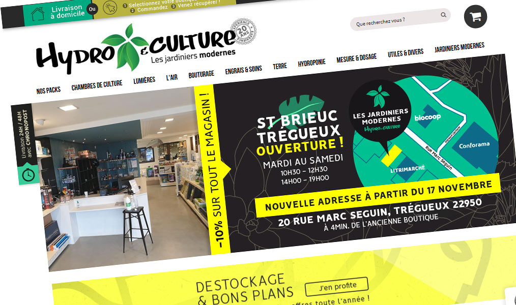 Le spécialiste de vos cultures intérieures.