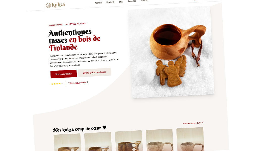 Les authentiques Kuksas laponnes.