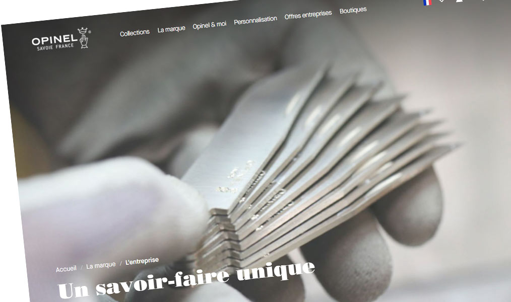 Les célèbres couteaux Opinel.