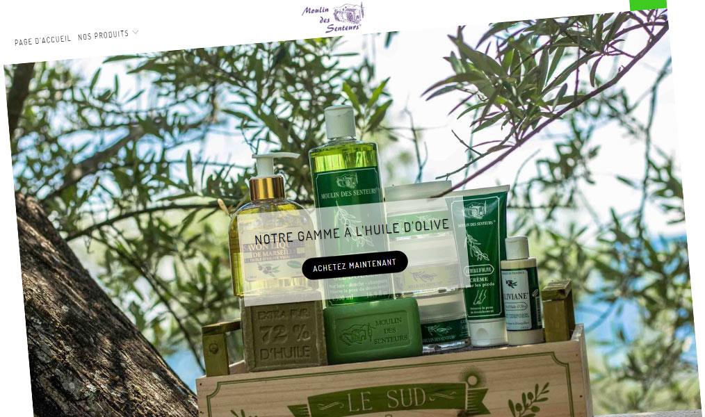 Les cosmétiques qui sentent bon la Provence.
