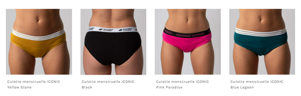 Les culottes shorty menstruelles ICONIC.