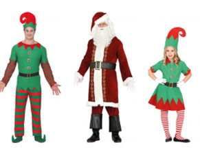 Les déguisements de Noël les plus vendus.
