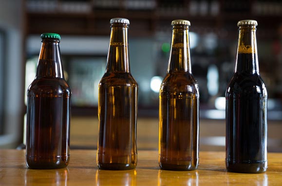Les marques de bière.