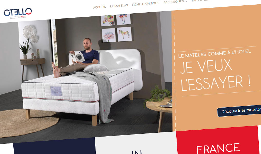 Les matelas comme à l'hôtel Otello.