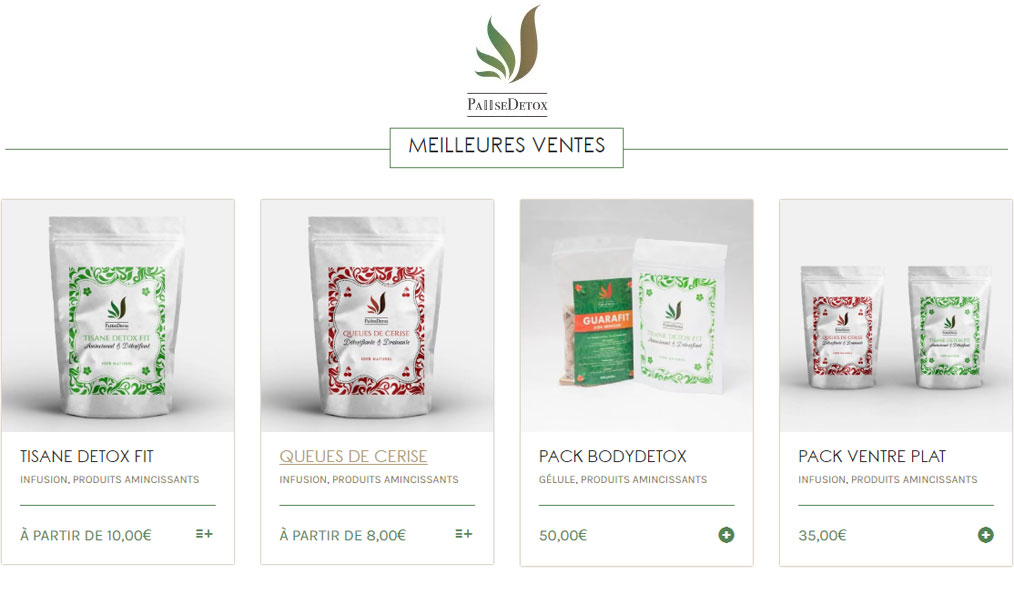 Les meilleures ventes PauseDetox.