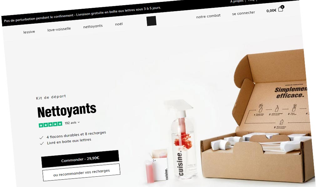 Promotion à la marque en moins pour mieux consommer avec zéro déchet
