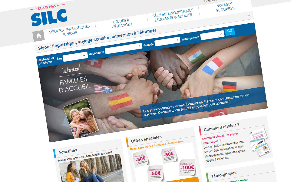 Les séjours linguistiques et voyages scolaires avec SILC.