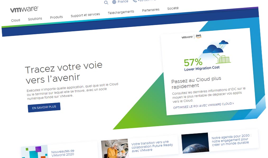 Les solutions technologiques VMware pour votre entreprise.