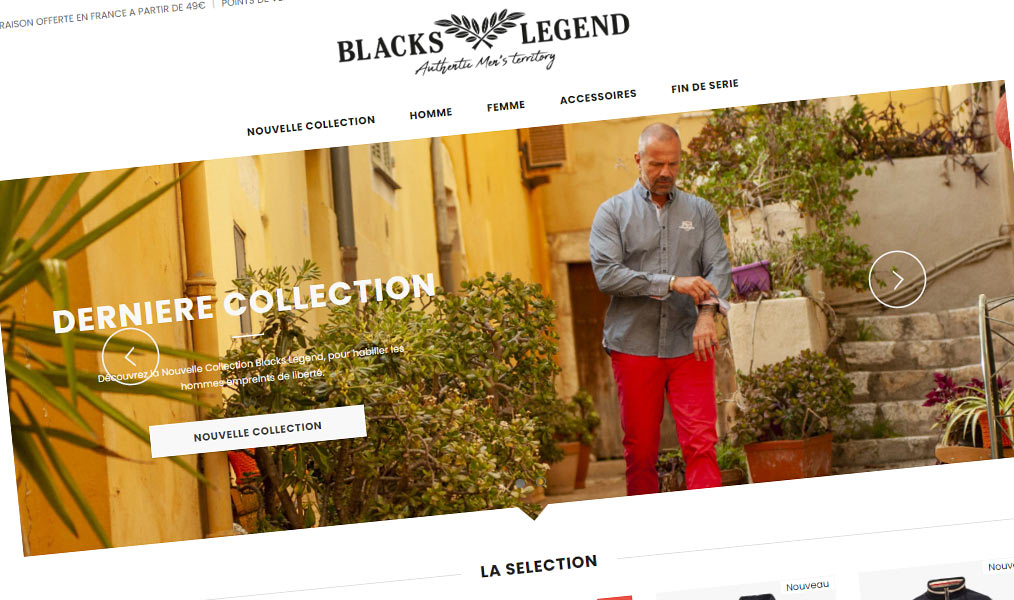 Les style Rugby, Casual et City de Blacks Legend.