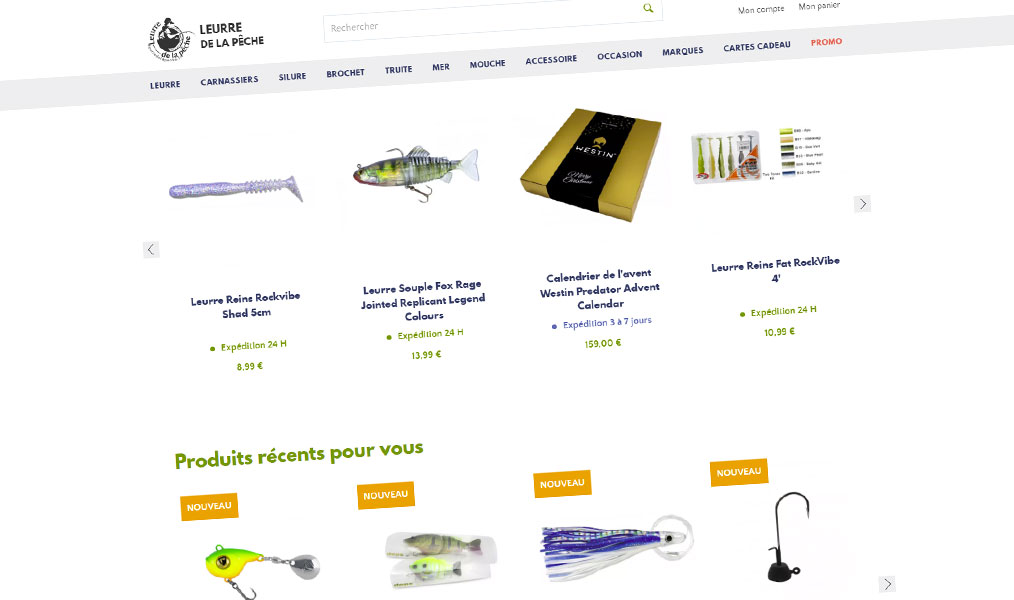 Leurres pour des sessions de pêche efficaces.