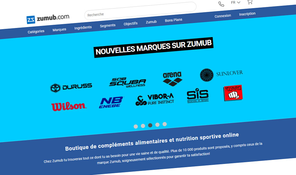 Nutrition sportive pour être stronger together.