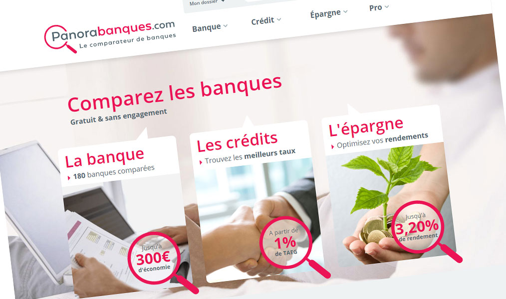 Panorabanques, le comparateur de banques.