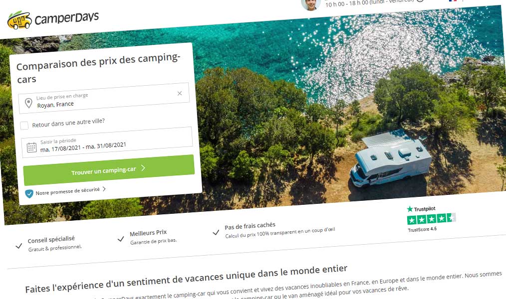 Pour louer le camping-car qui vous convient.