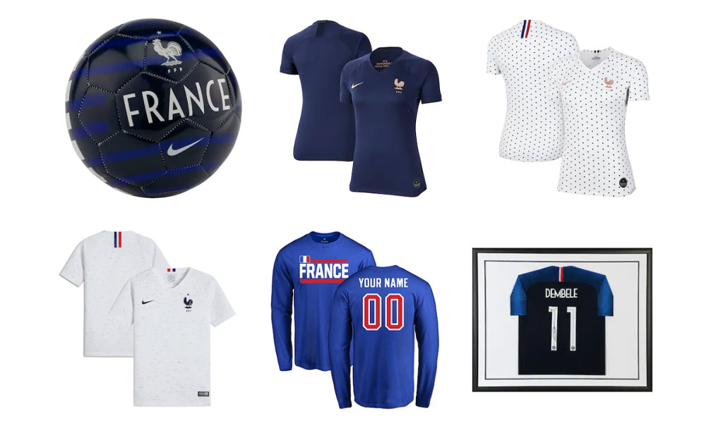 Produits de la section Soccer France sur le site Fanatics.