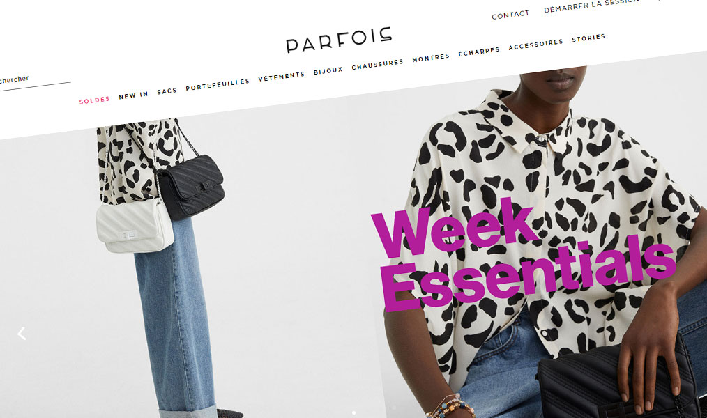 Sacs, bijoux et accessoires sur Parfois.com.